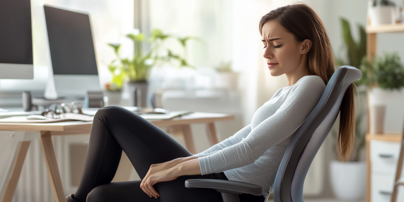 Jambes lourdes et travail de bureau