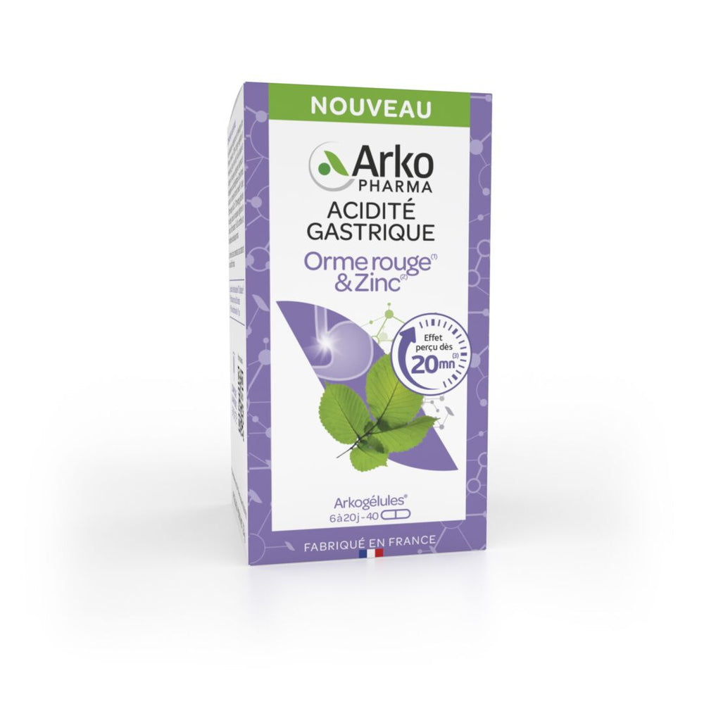 Arkogélules® Orme rouge et Zinc