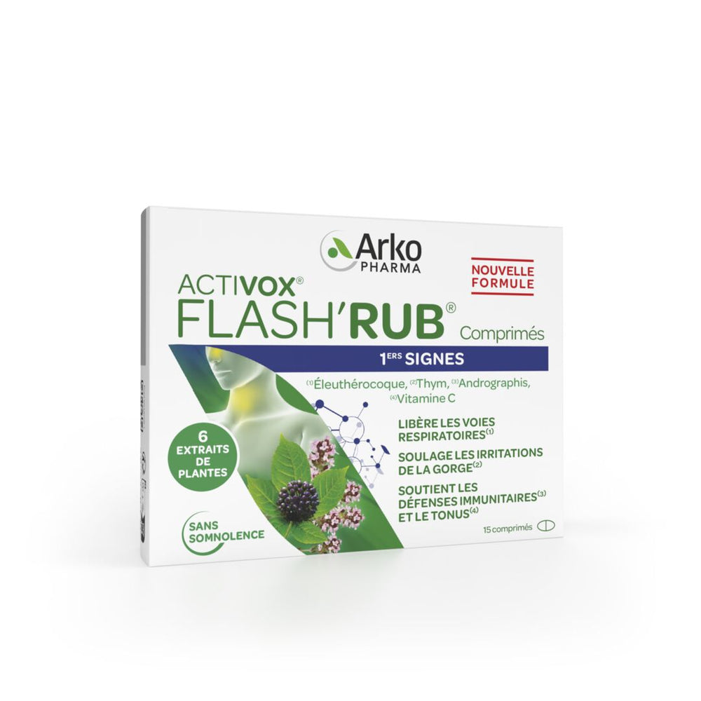 Activox® Flash'Rub® Comprimés 1ers signes