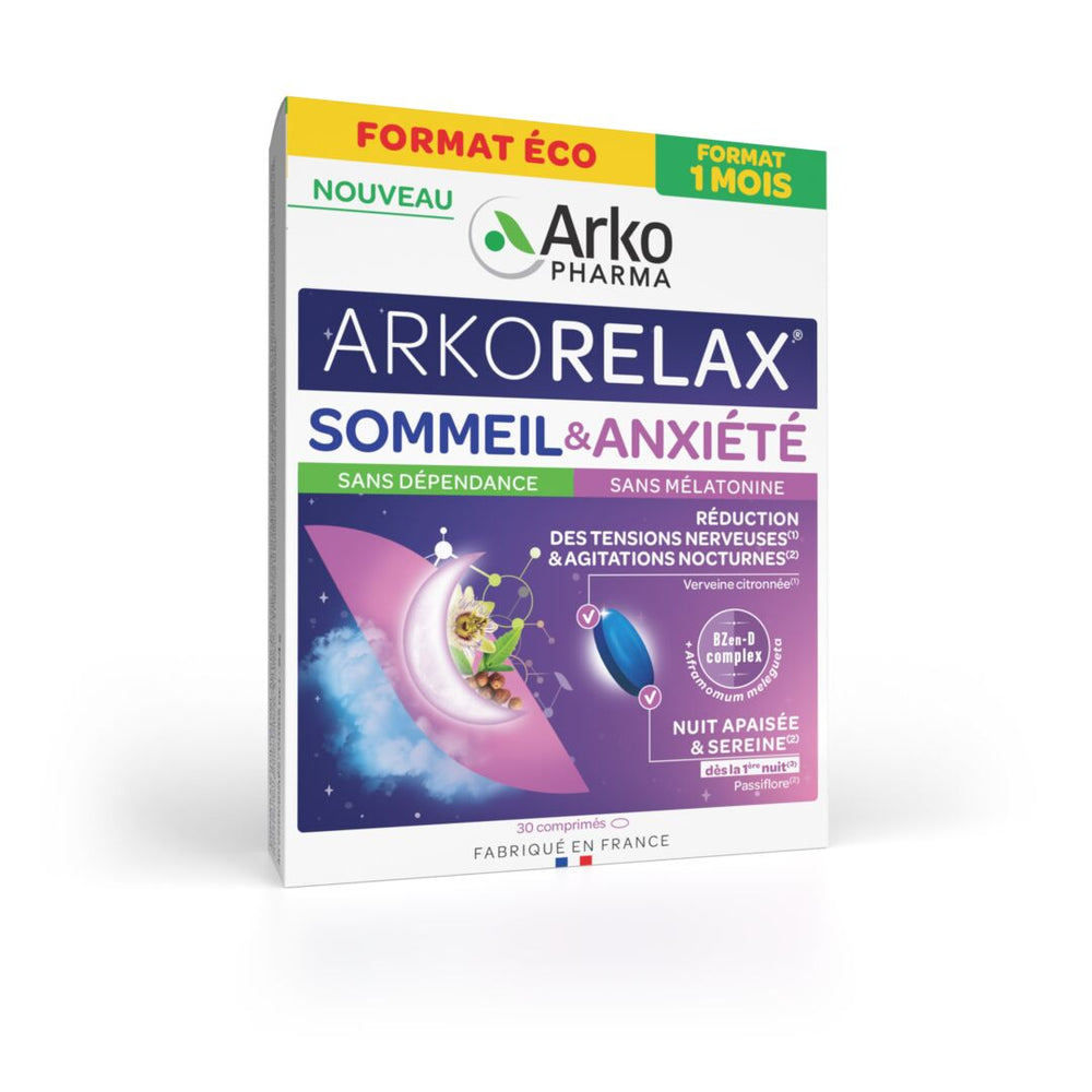 Arkorelax® Sommeil & Anxiété - Format éco 1 mois