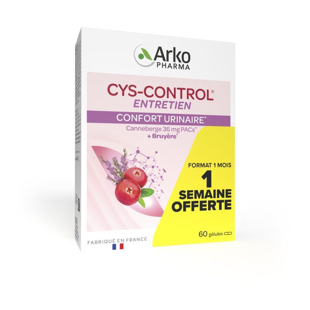 Cys-Control® Gélules - 1 semaine OFFERTE