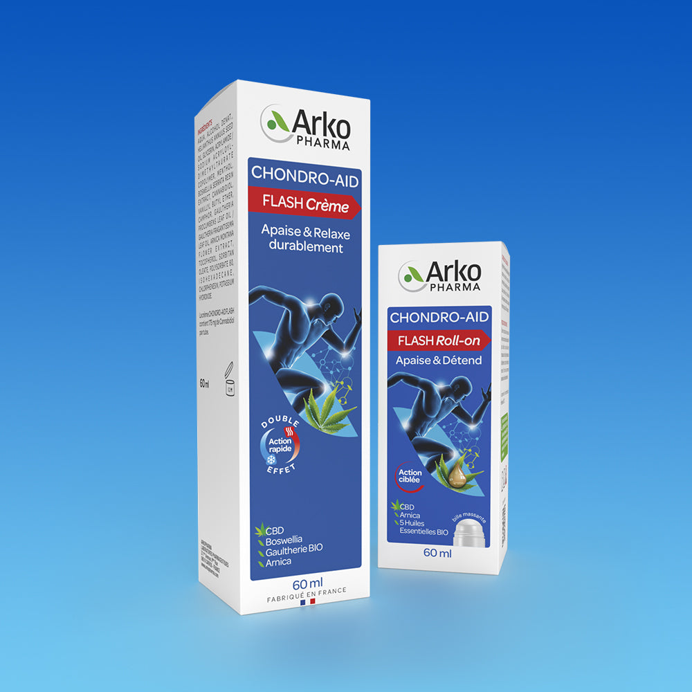 Lot Chondro-Aid® Flash Roll-on + Crème