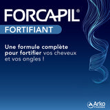 Forcapil® Fortifiant, Cheveux et Ongles - Lot 3 mois + 1 mois offert