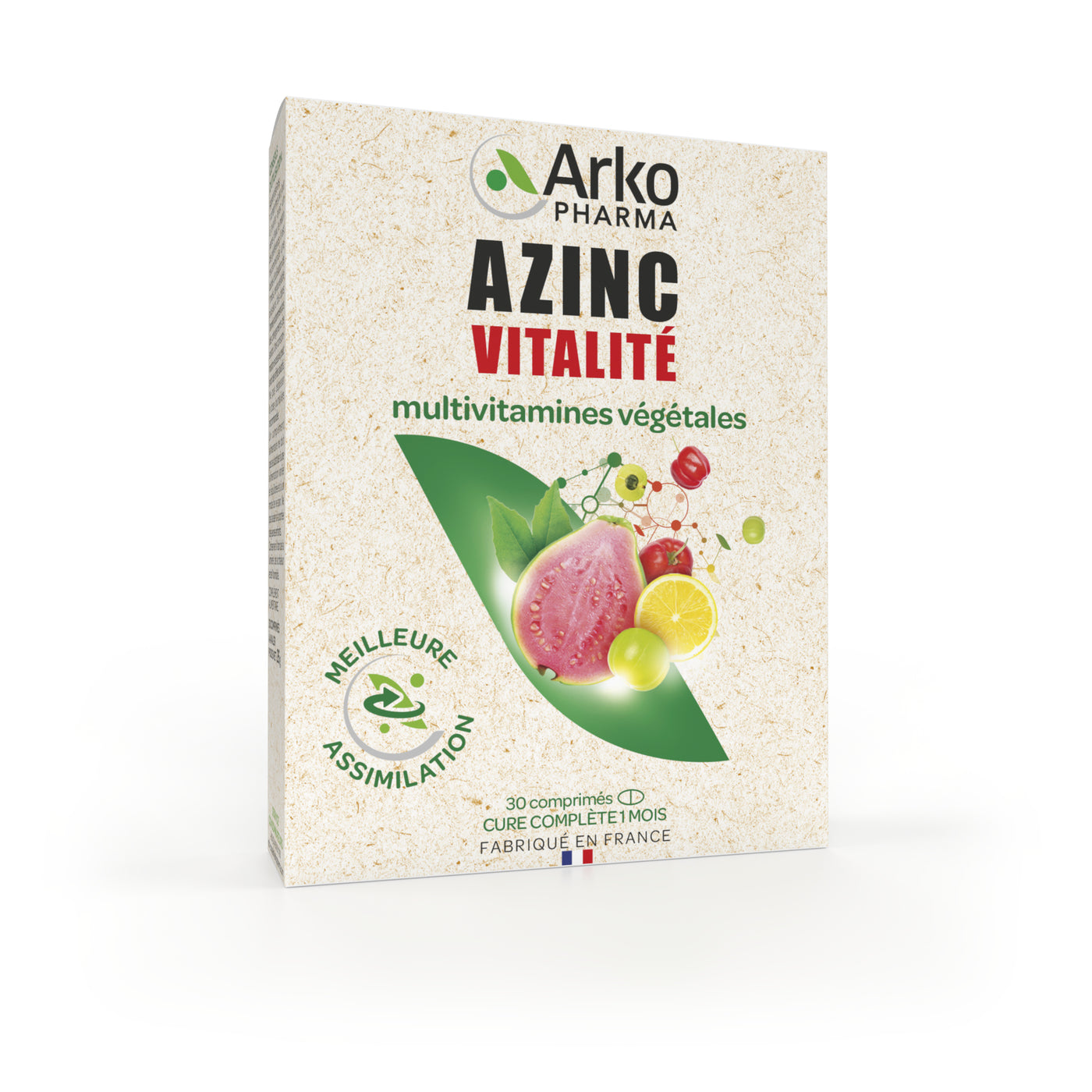 Azinc® Vitalité multivitamines végétales - Anti gaspillage