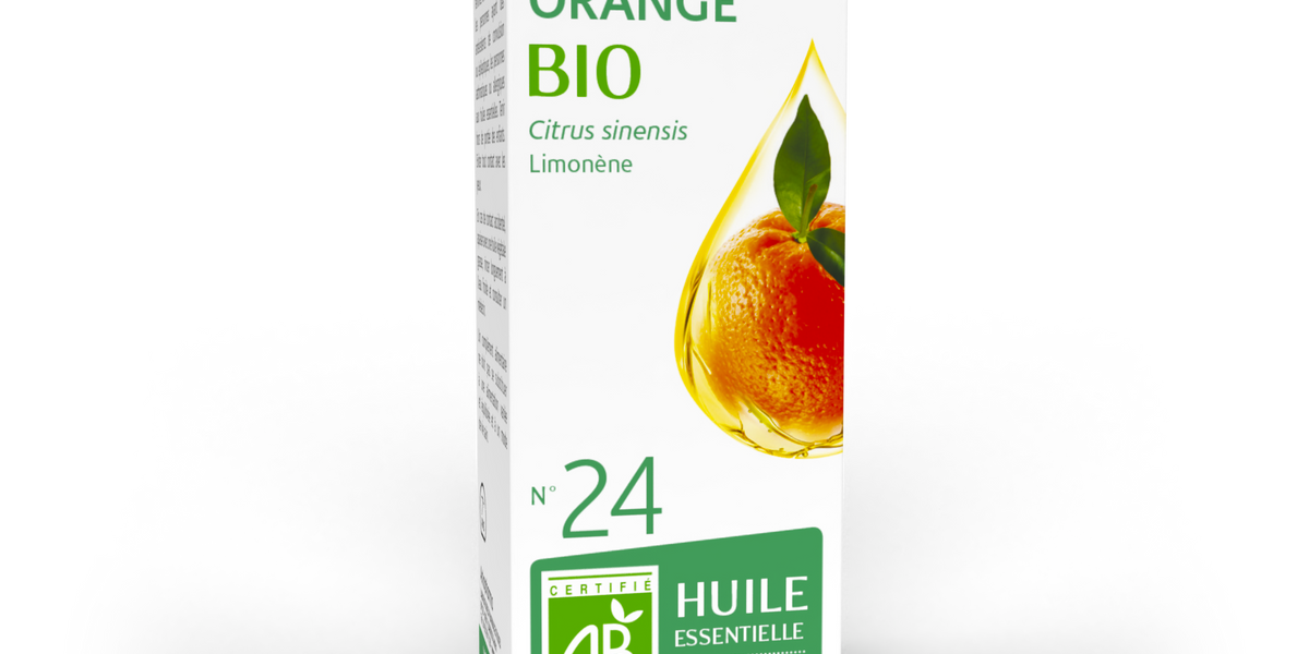 Huile essentielle d'Orange douce certifiée Bio Ecocert AB