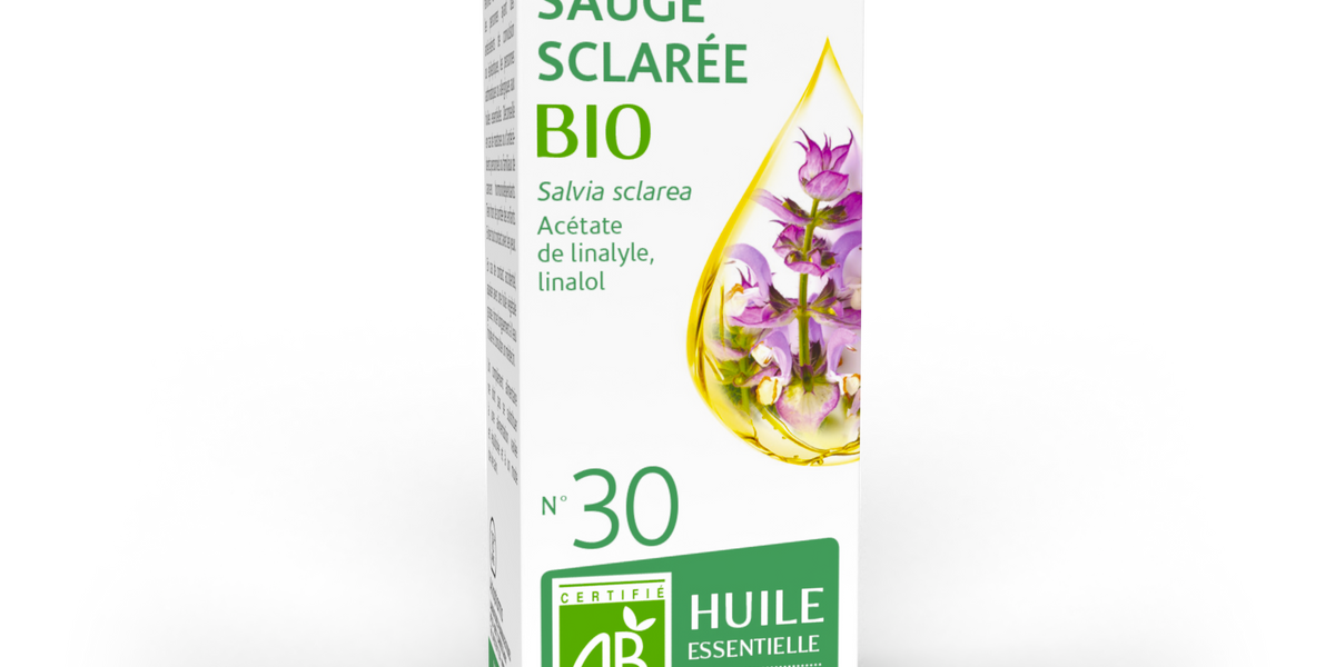 Sauge sclarée - Huile essentielle bio - Salvia Nutrition - 10 ml
