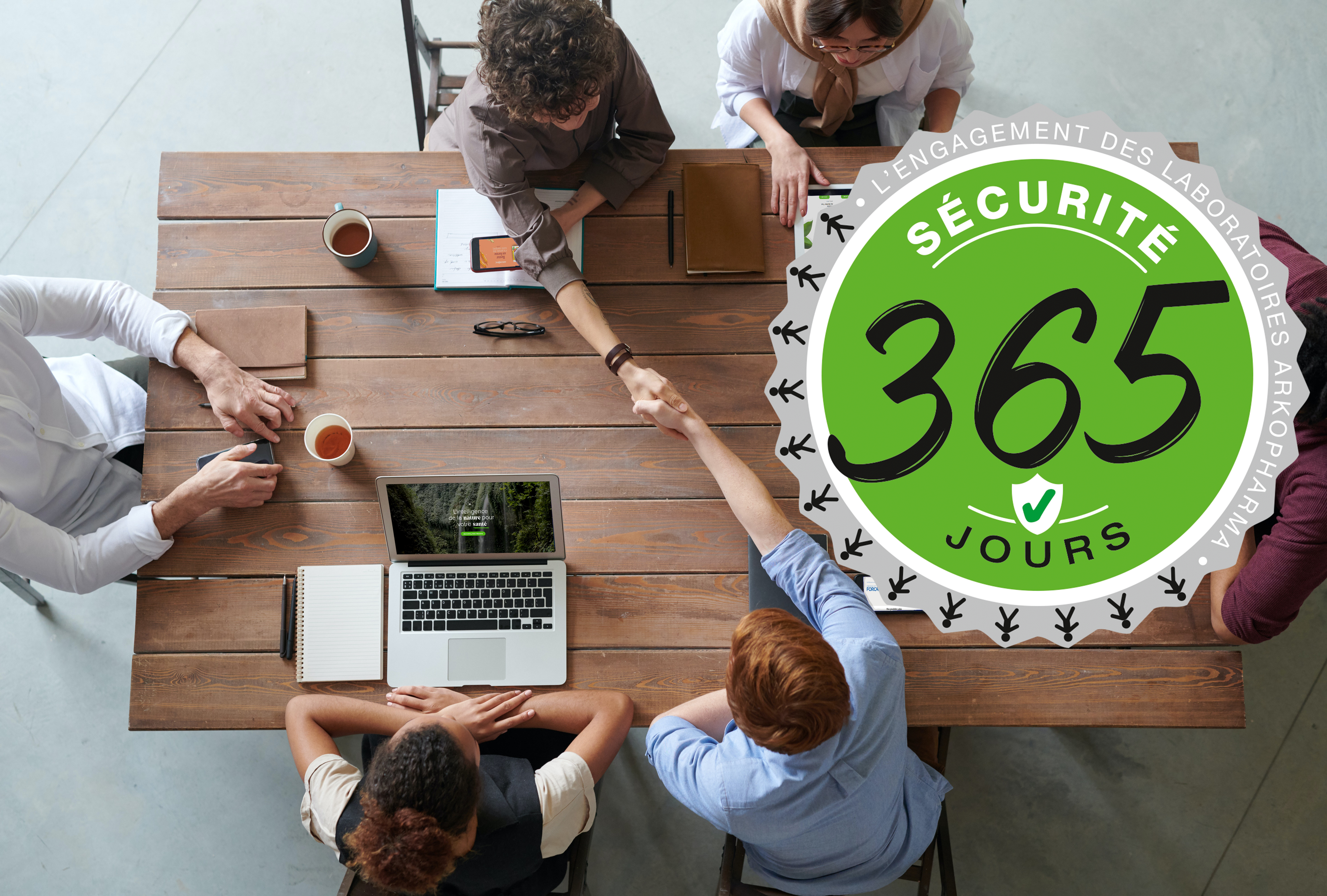 Santé et sécurité au travail : Certification pour les [Laboratoires Arkopharma] !