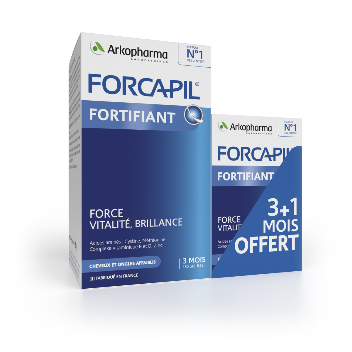 Forcapil® - Gélules, gummies - Chute de cheveux & ongles – Arkopharma