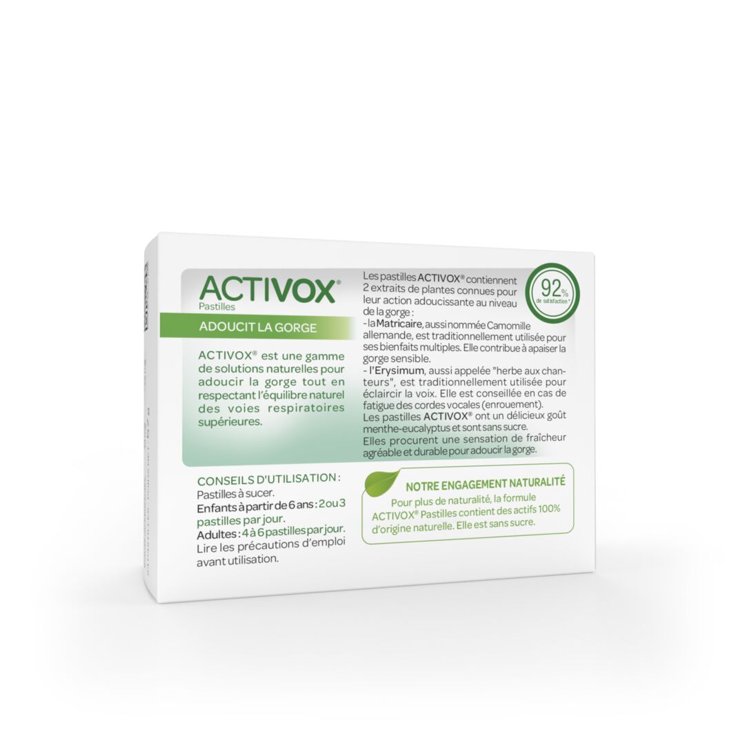 Activox Comprimés Activox® Pastilles – Arkopharma