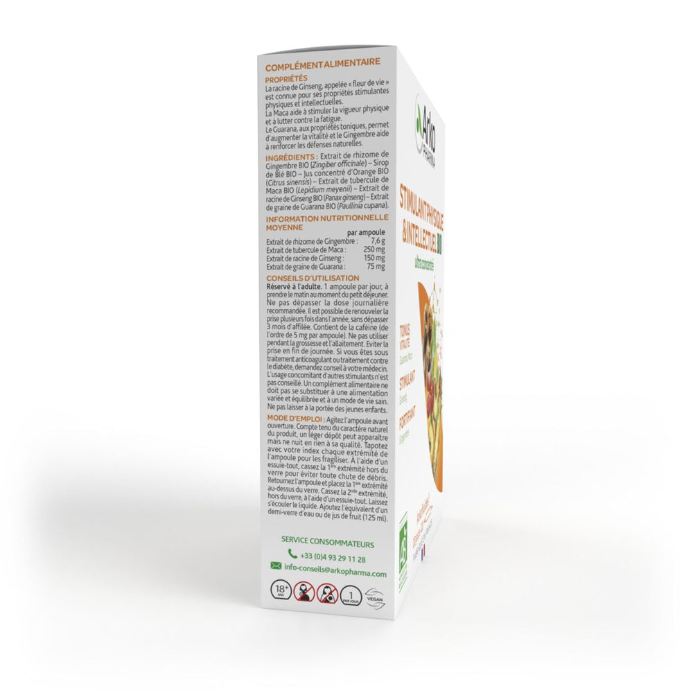 Arkofluides® BIO Stimulant Physique et intellectuel