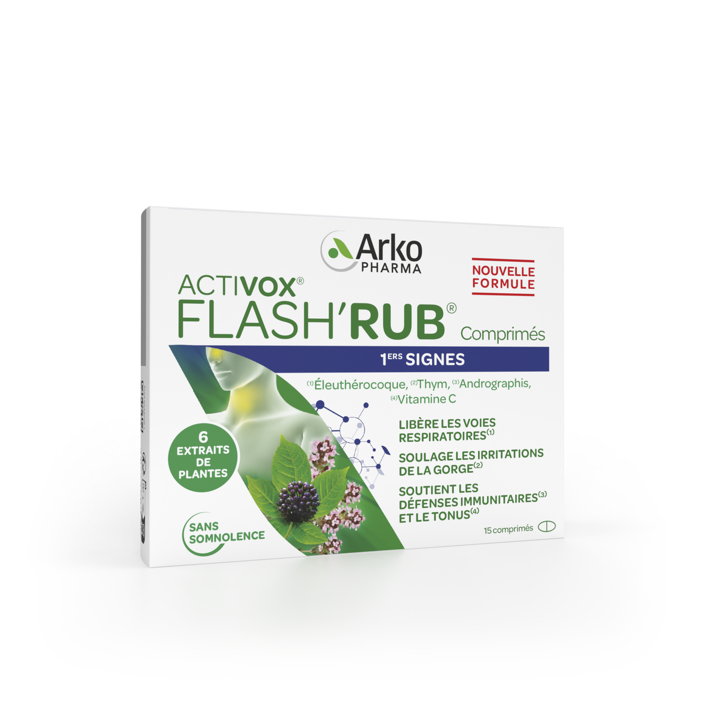 Activox® Flash'Rub® Comprimé 1ers signes