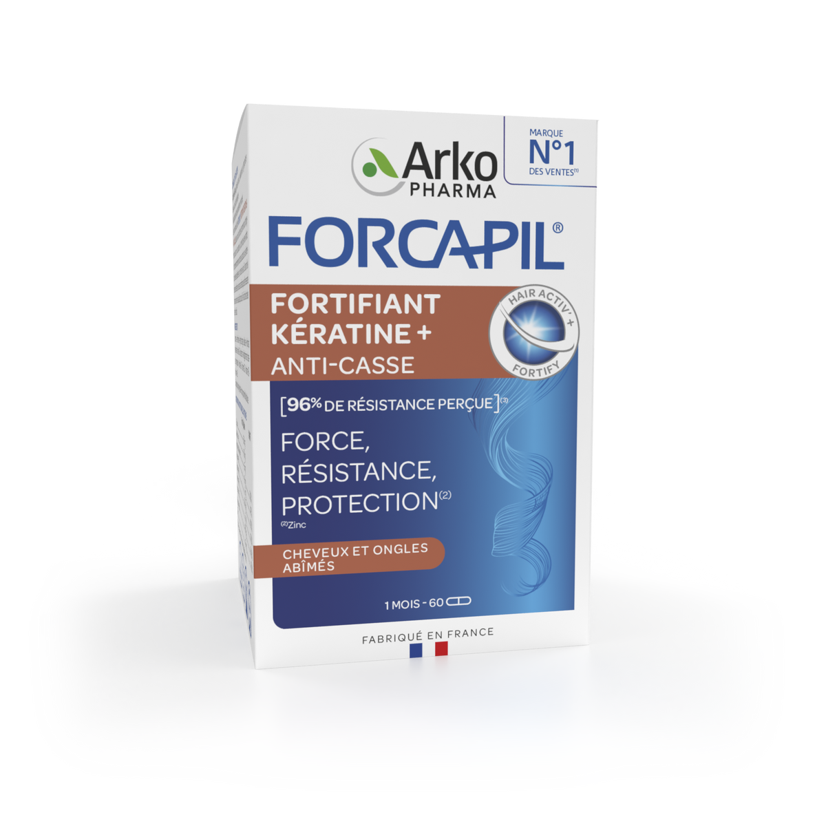Forcapil® - Le bon geste pour des cheveux forts ! • Arkopharma