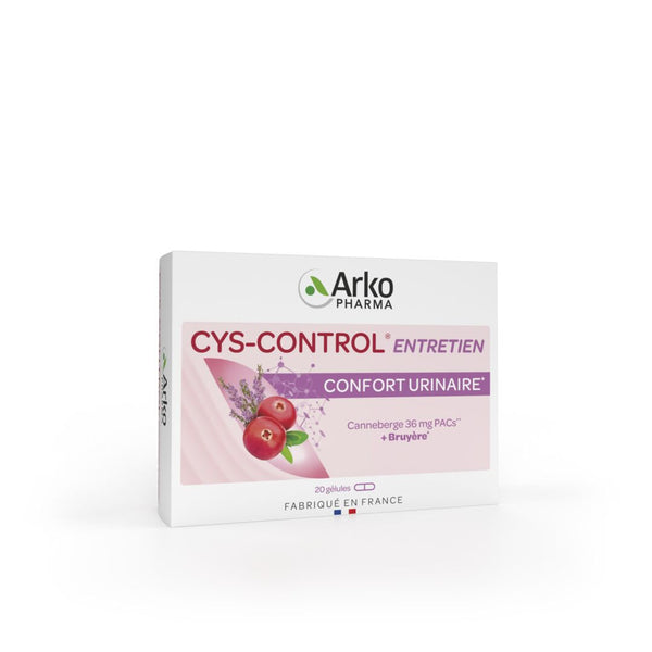 Cys-Control® - Gélules végétales & sachets - confort urinaire | Arkopharma