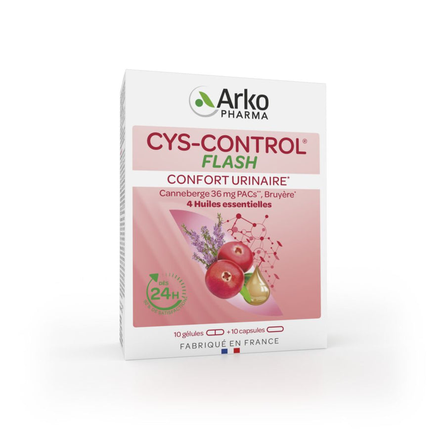 Cys-Control® - Gélules végétales & sachets - confort urinaire | Arkopharma