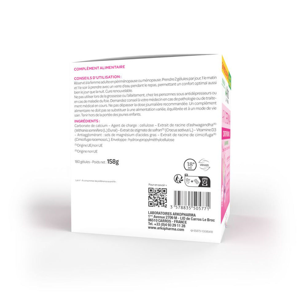 Arkofemina Confort Ménopause - 2 mois + 1 mois offert