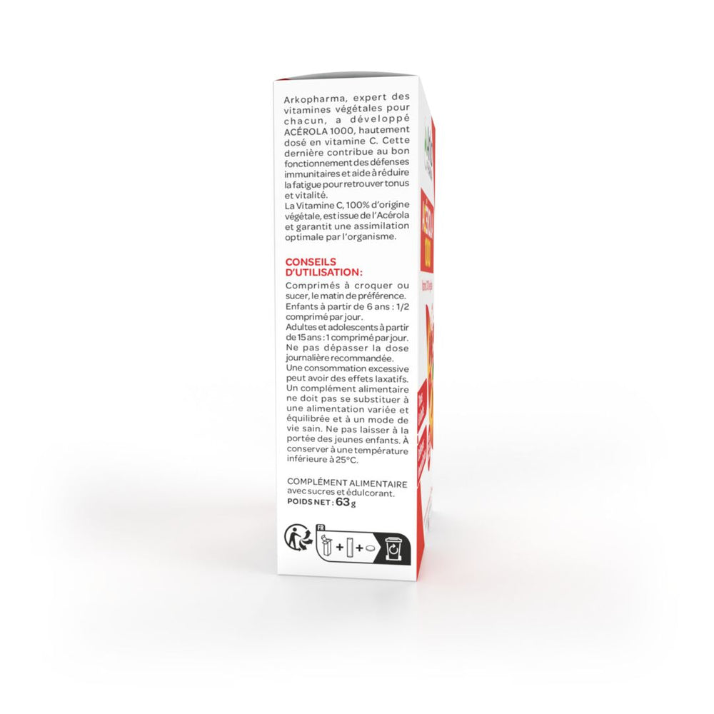 Acérola 1000 - 30 cp. Lot de 2