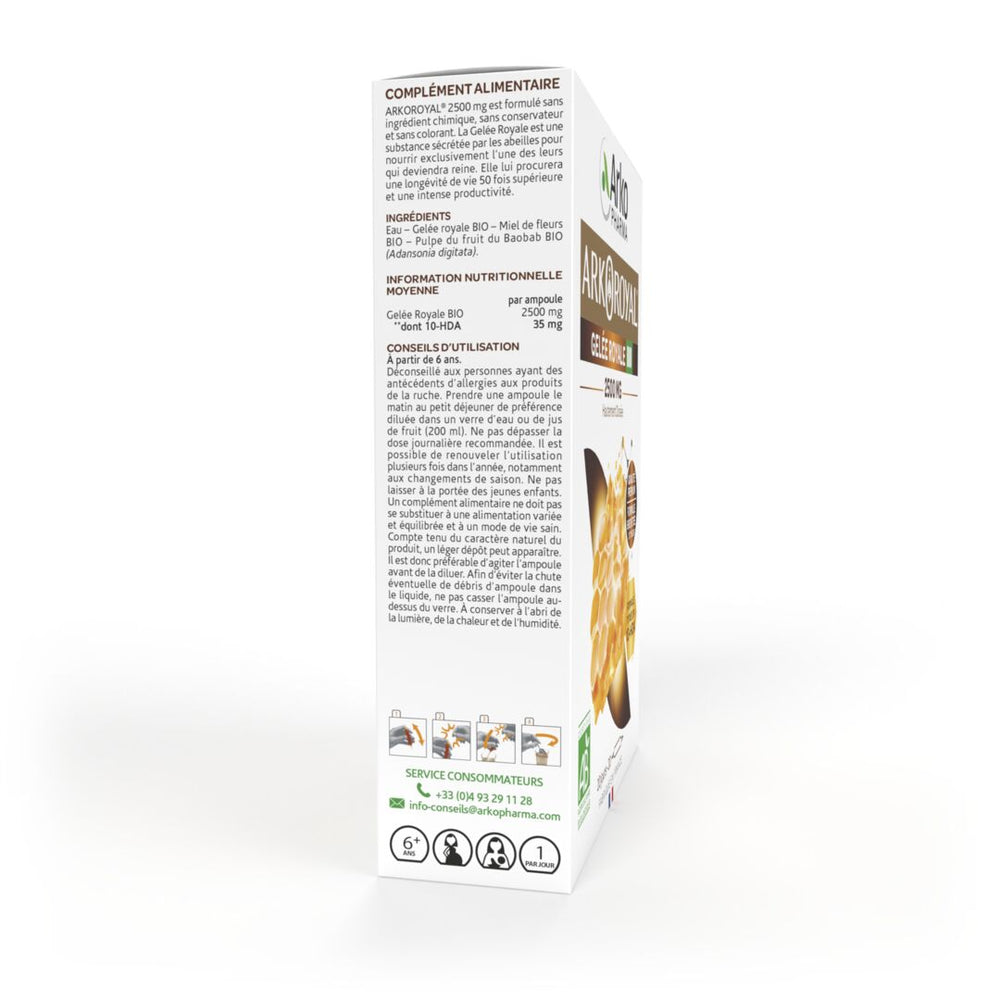 Arkoroyal® Gelée Royale BIO 2500 mg