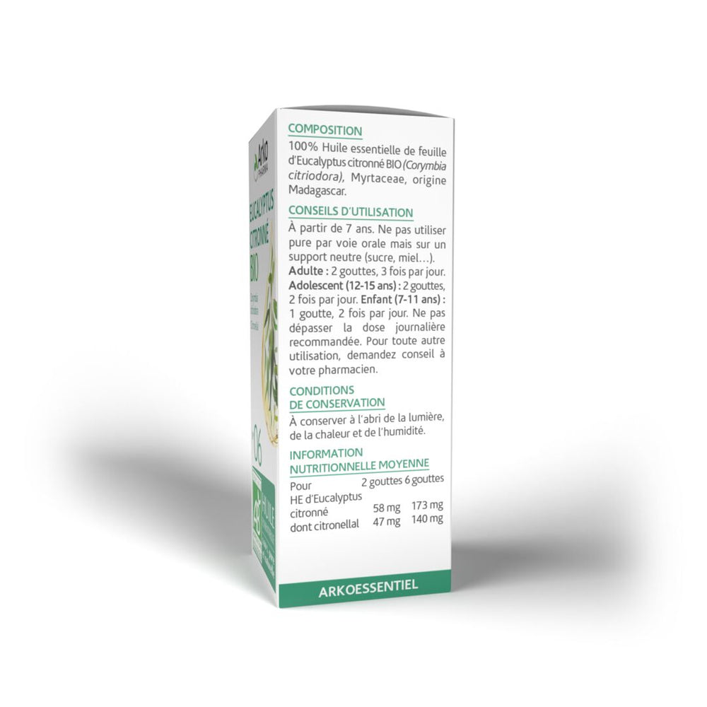 Huile essentielle d'Eucalyptus Citronné BIO