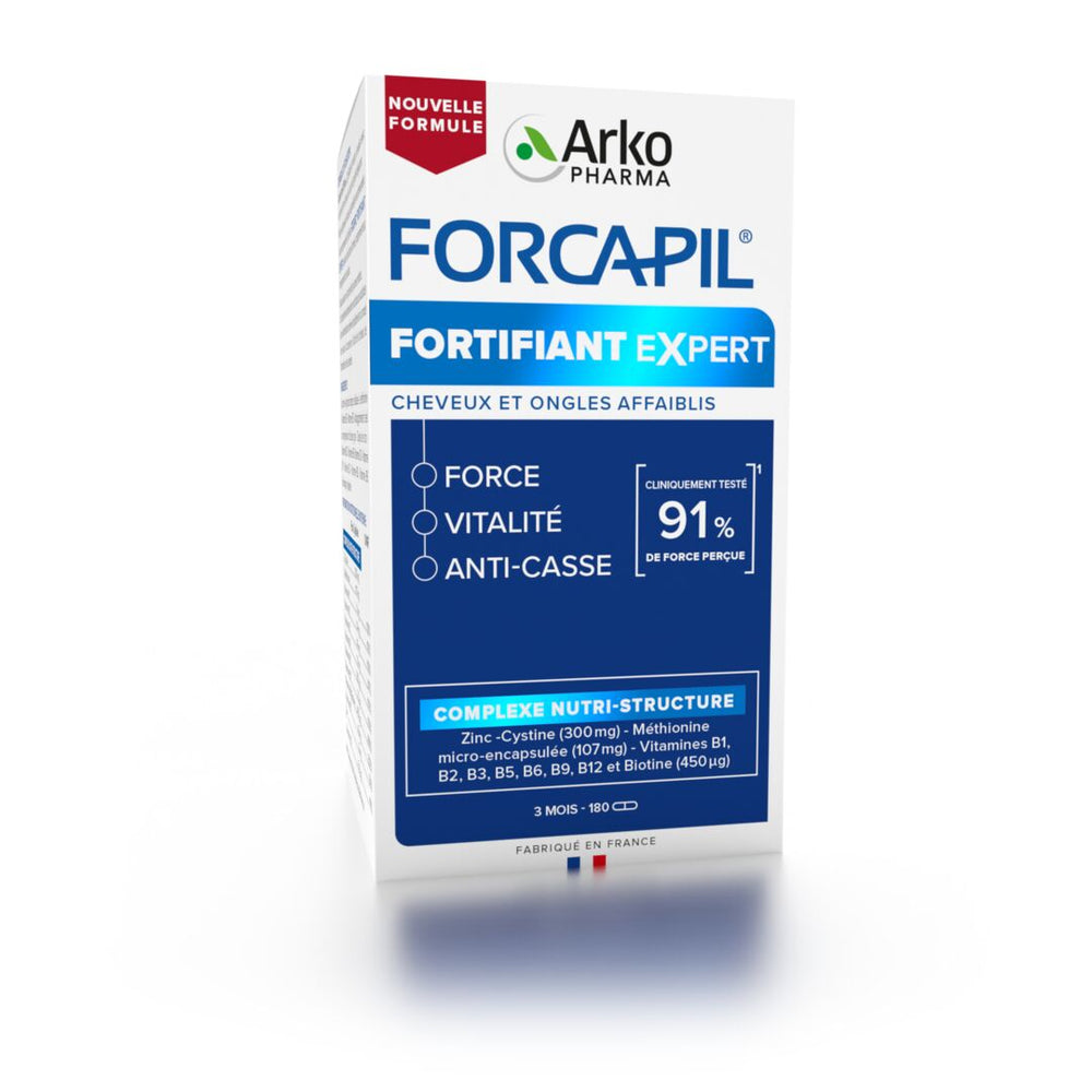 Forcapil® Fortifiant - Programme de 3 mois - 180 gélules