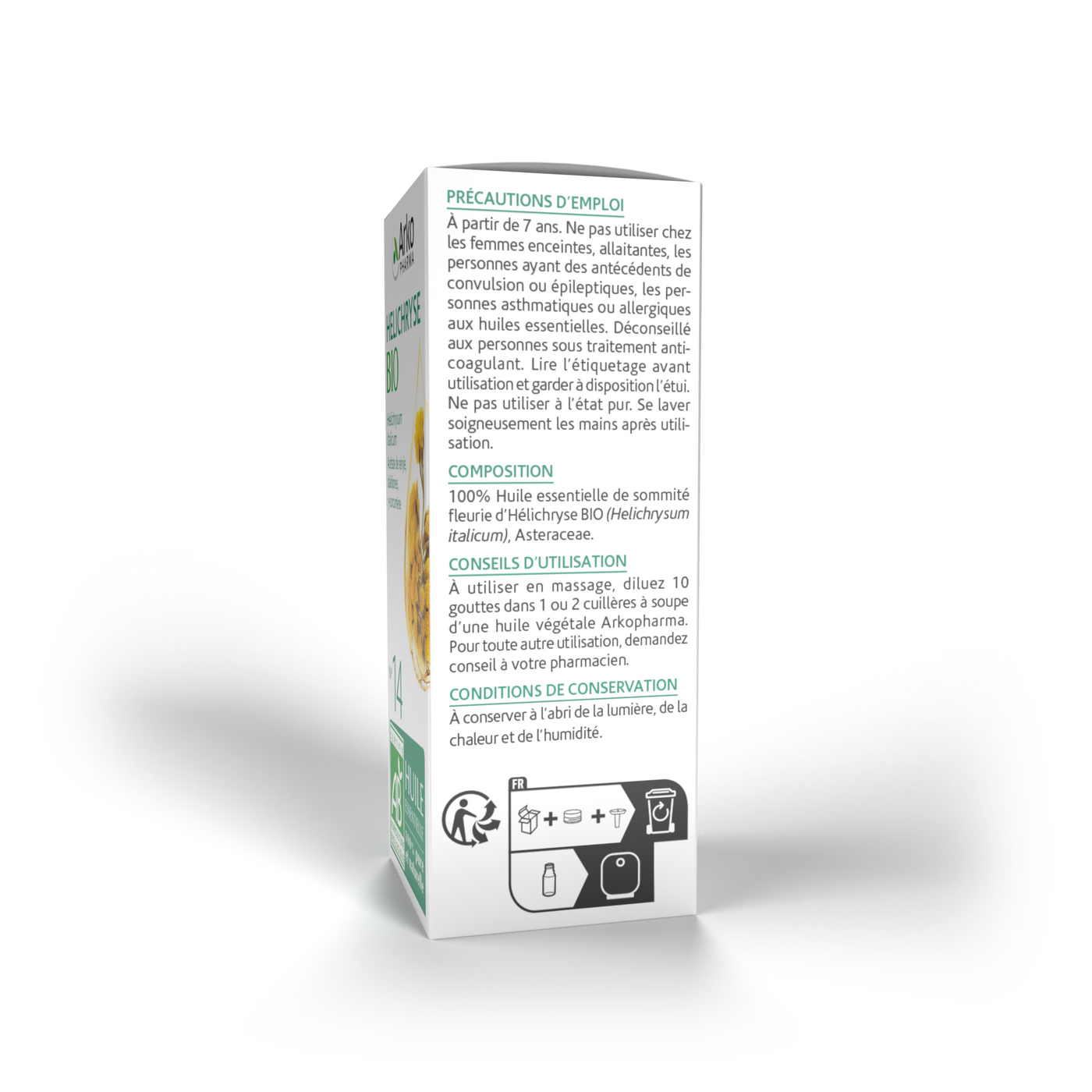 Huile essentielle d'Hélichryse BIO