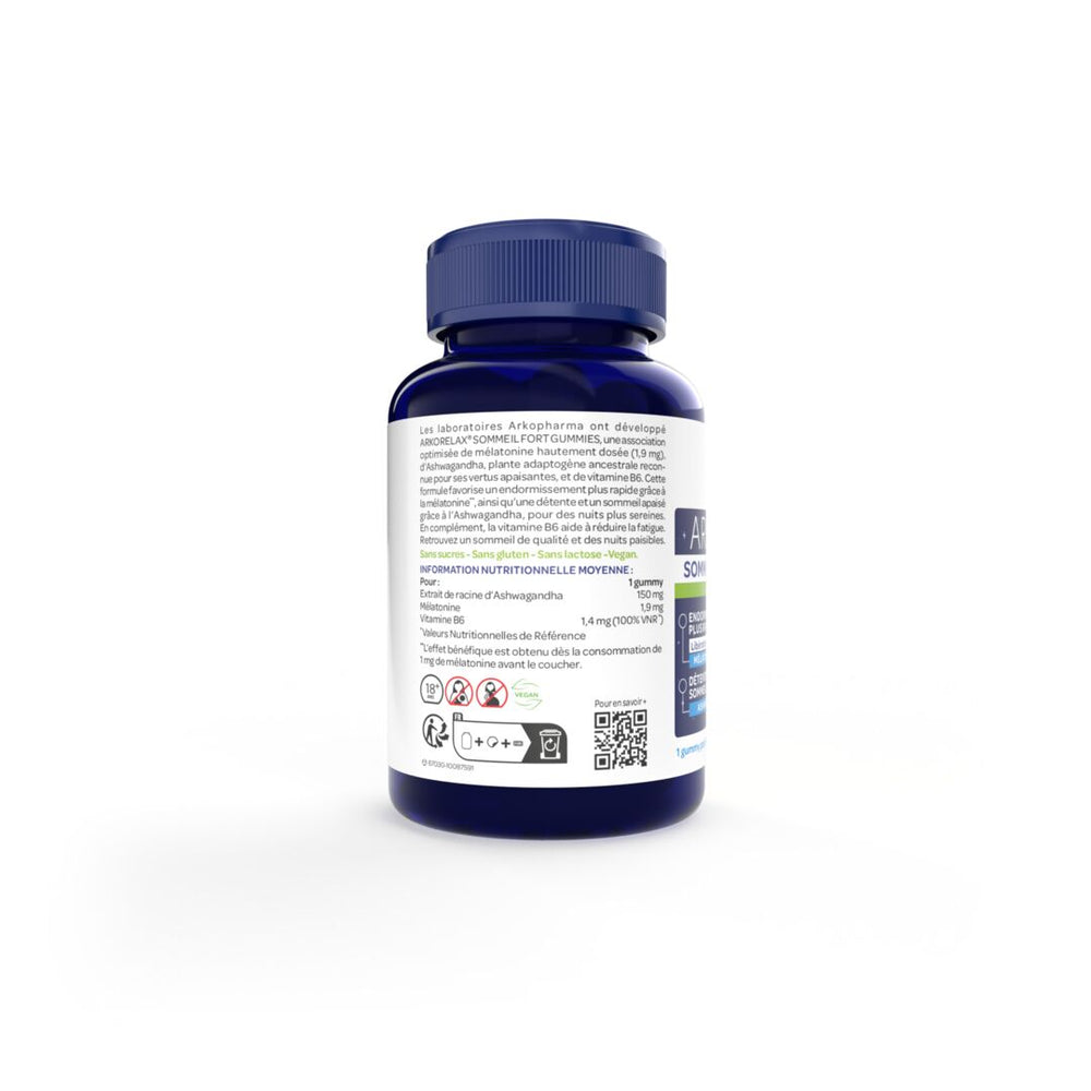 Arkorelax® Sommeil Fort Gummies - 60 gummies dont 2 semaines OFFERTES