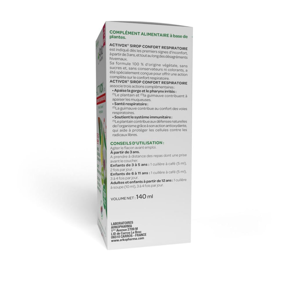 ACTIVOX® Sirop Confort Respiratoire