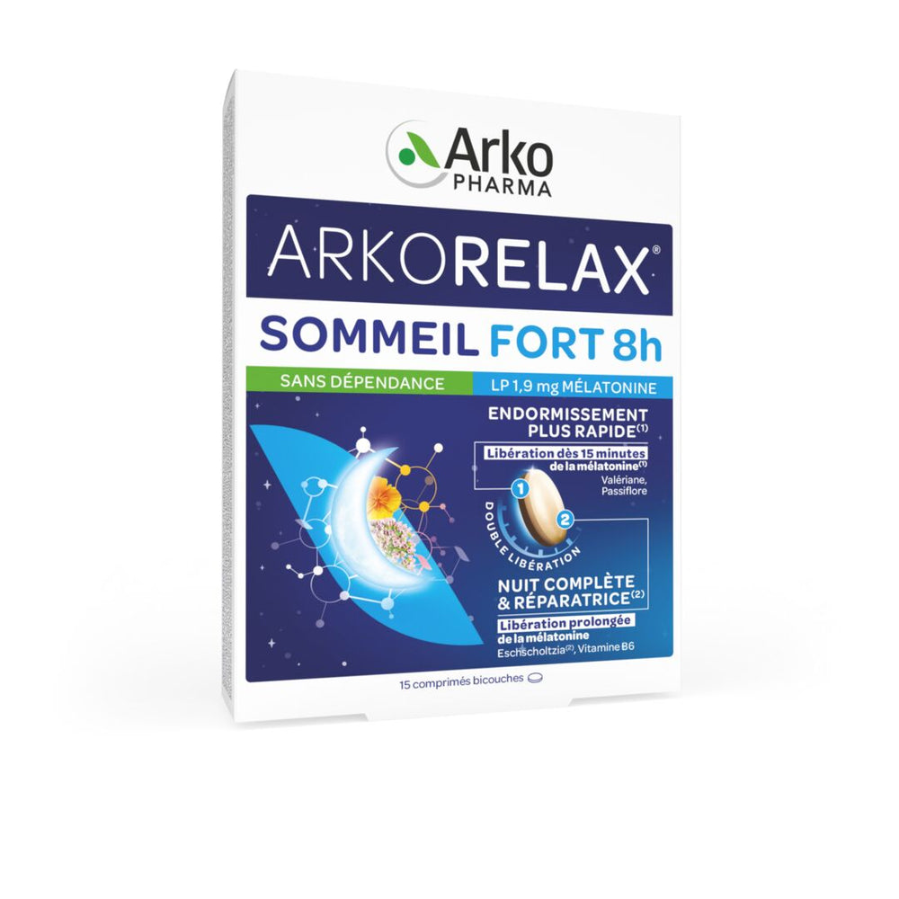 Arkorelax® Sommeil Fort 8H - 15 comprimés