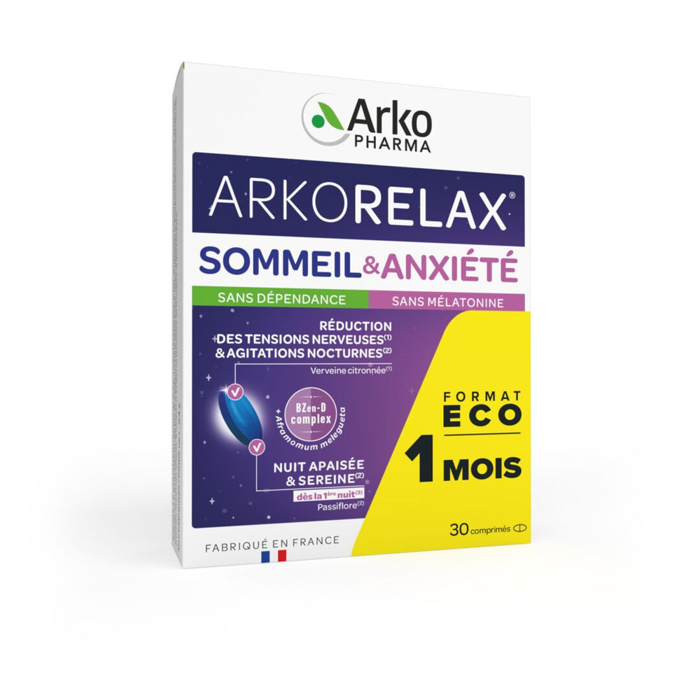 Arkorelax® Sommeil & Anxiété - Format éco 1 mois