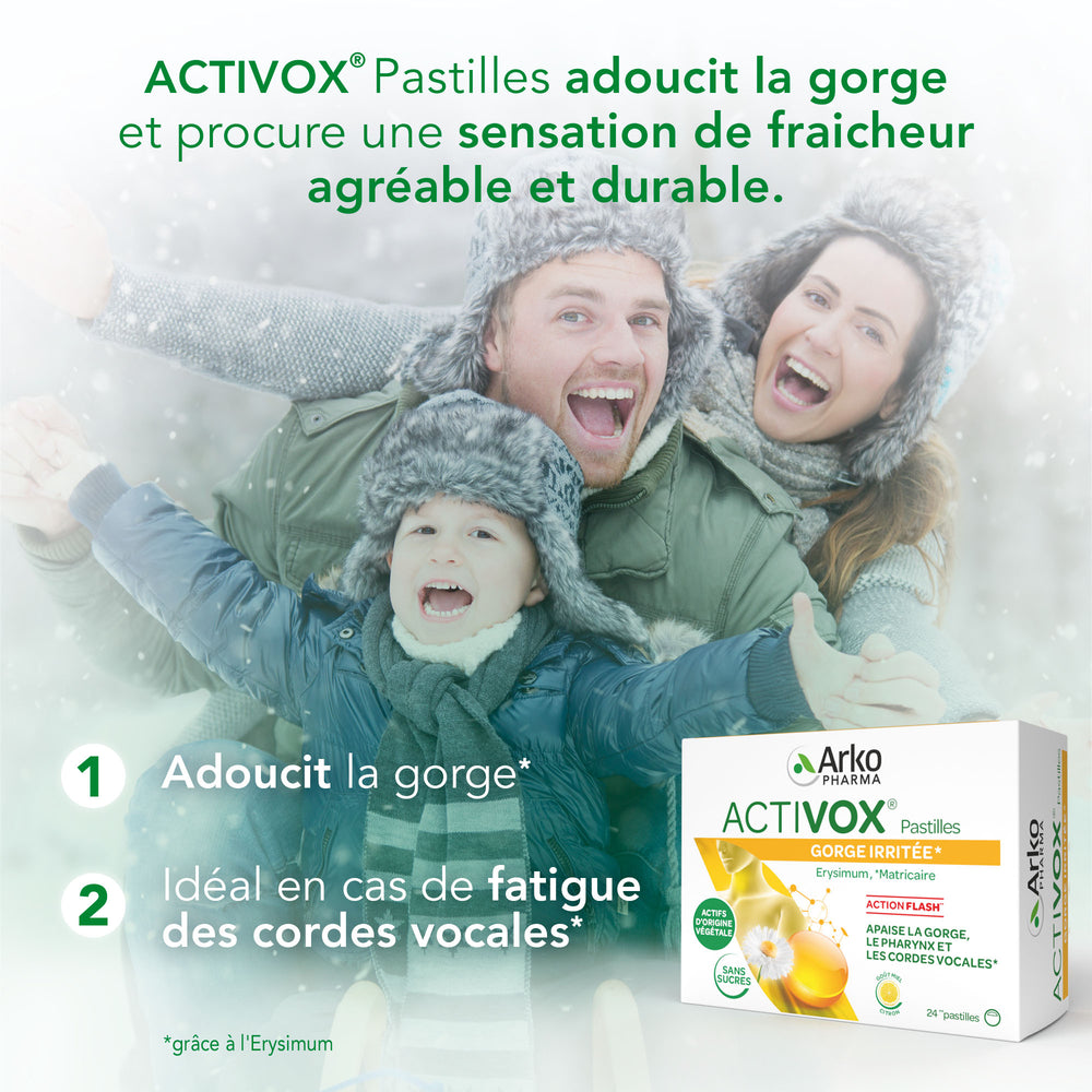 Activox Comprimés Activox® Pastilles • Arkopharma