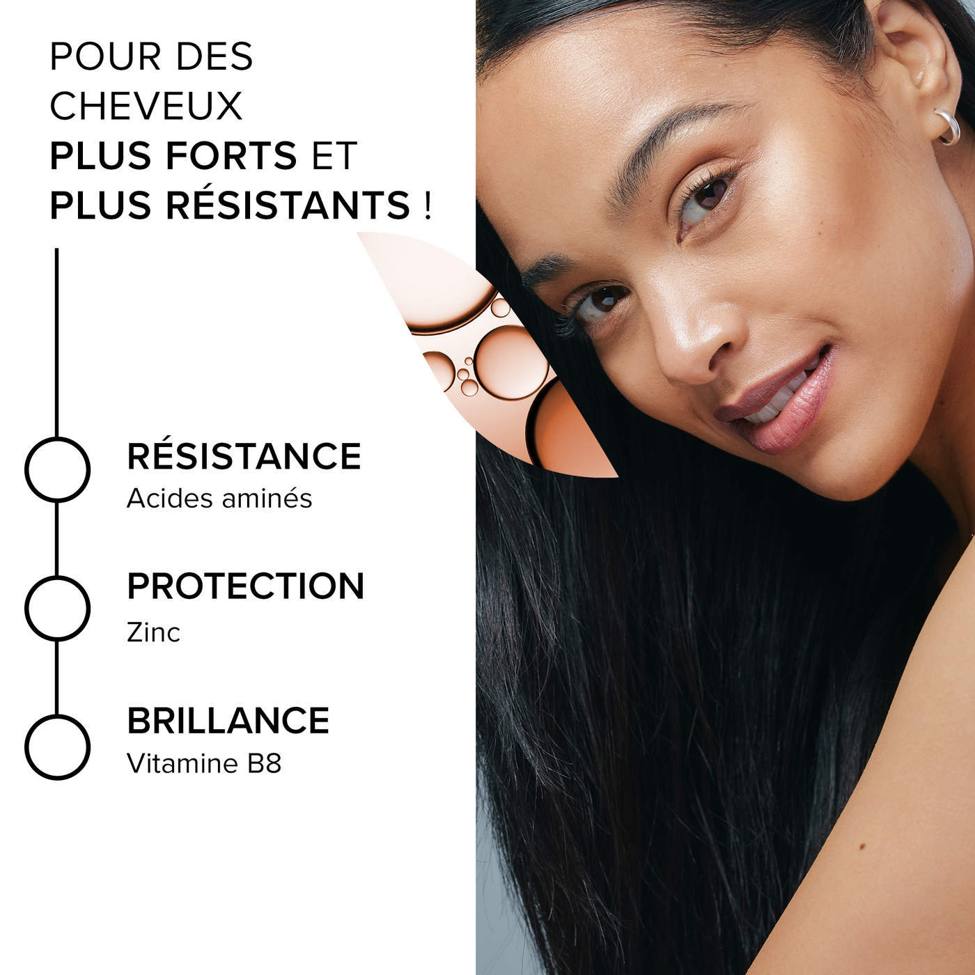 Forcapil® Fortifiant Kératine+ - Programme 3 mois