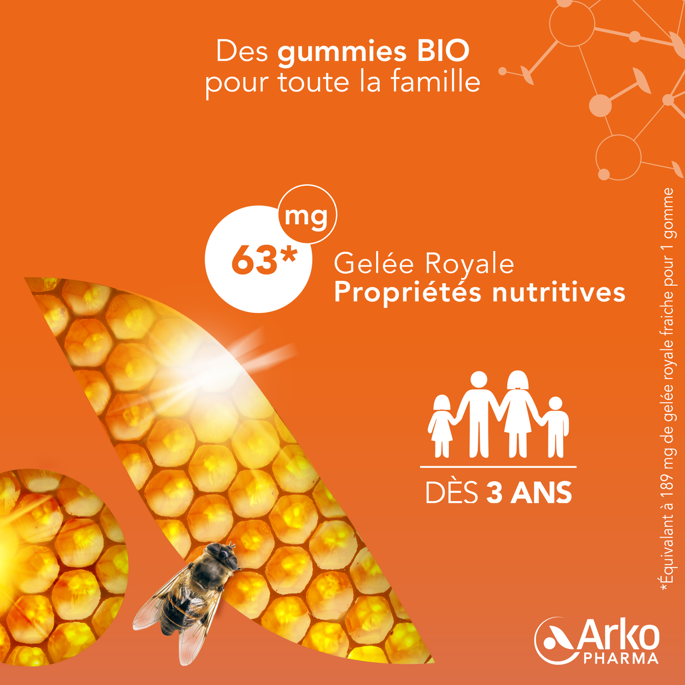 Arkoroyal® Gummies famille bio