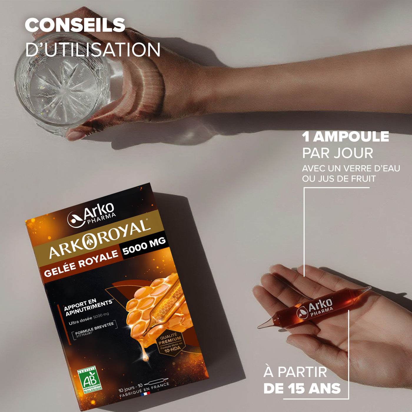 Arkoroyal® Gelée Royale BIO 5000 mg