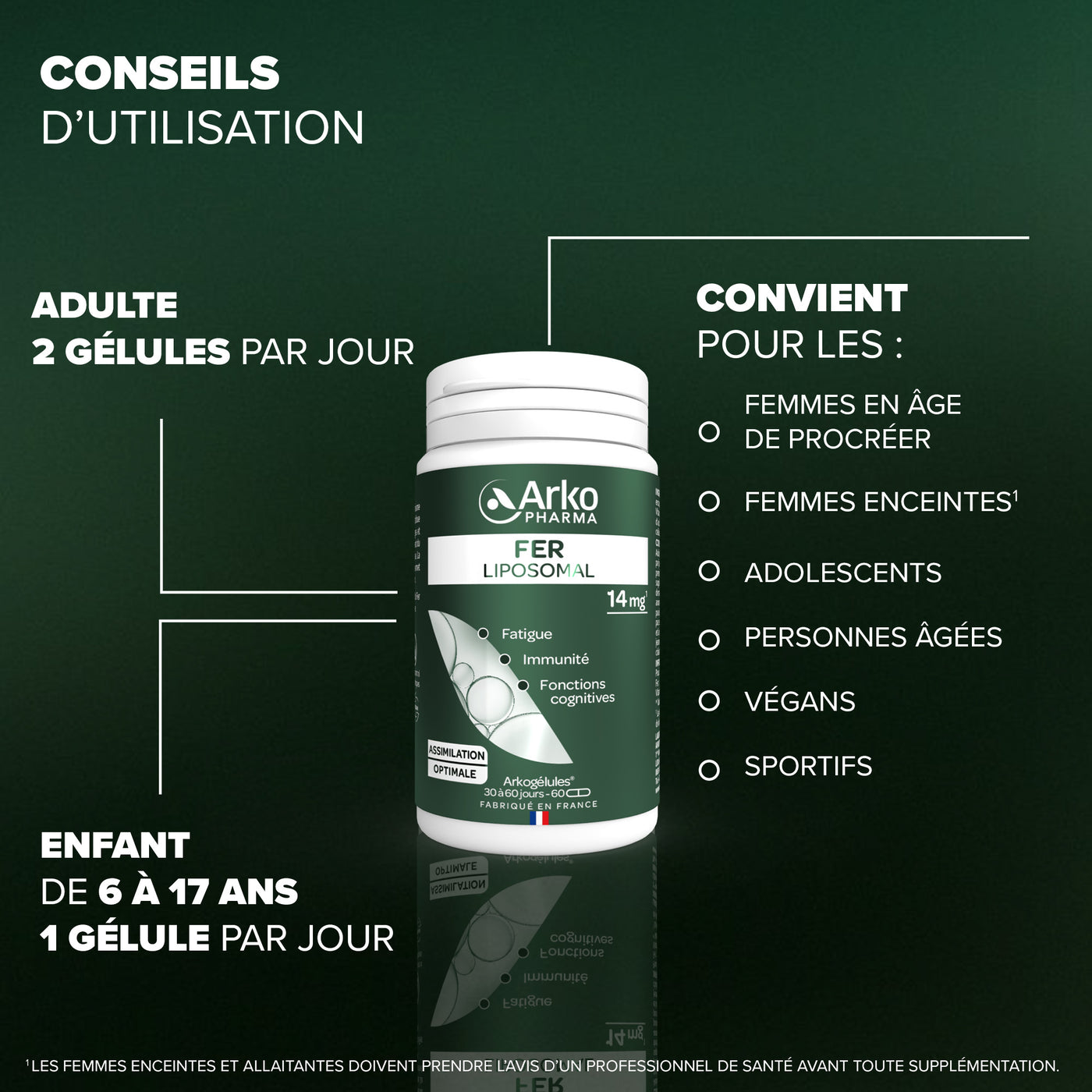 Arkogélules® Fer Liposomal