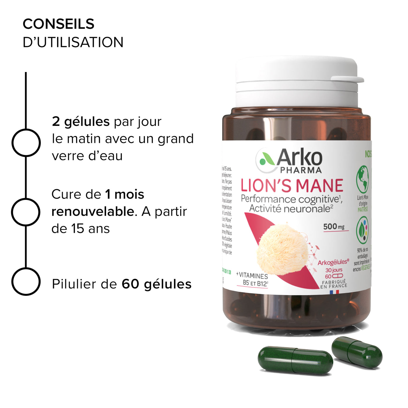 Arkogélules® Lion’s Mane