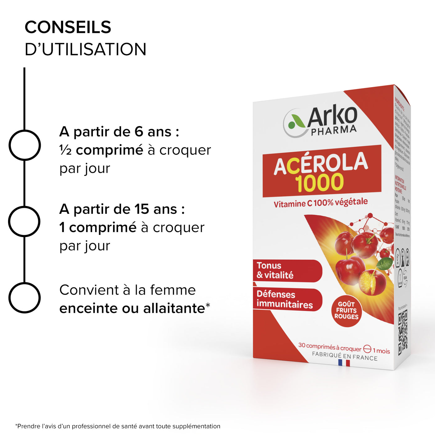 Acérola 1000 - 30 cp.