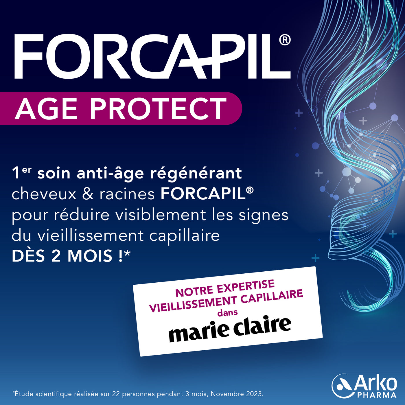 Forcapil® Age Protect soin régénérant cheveux et racines