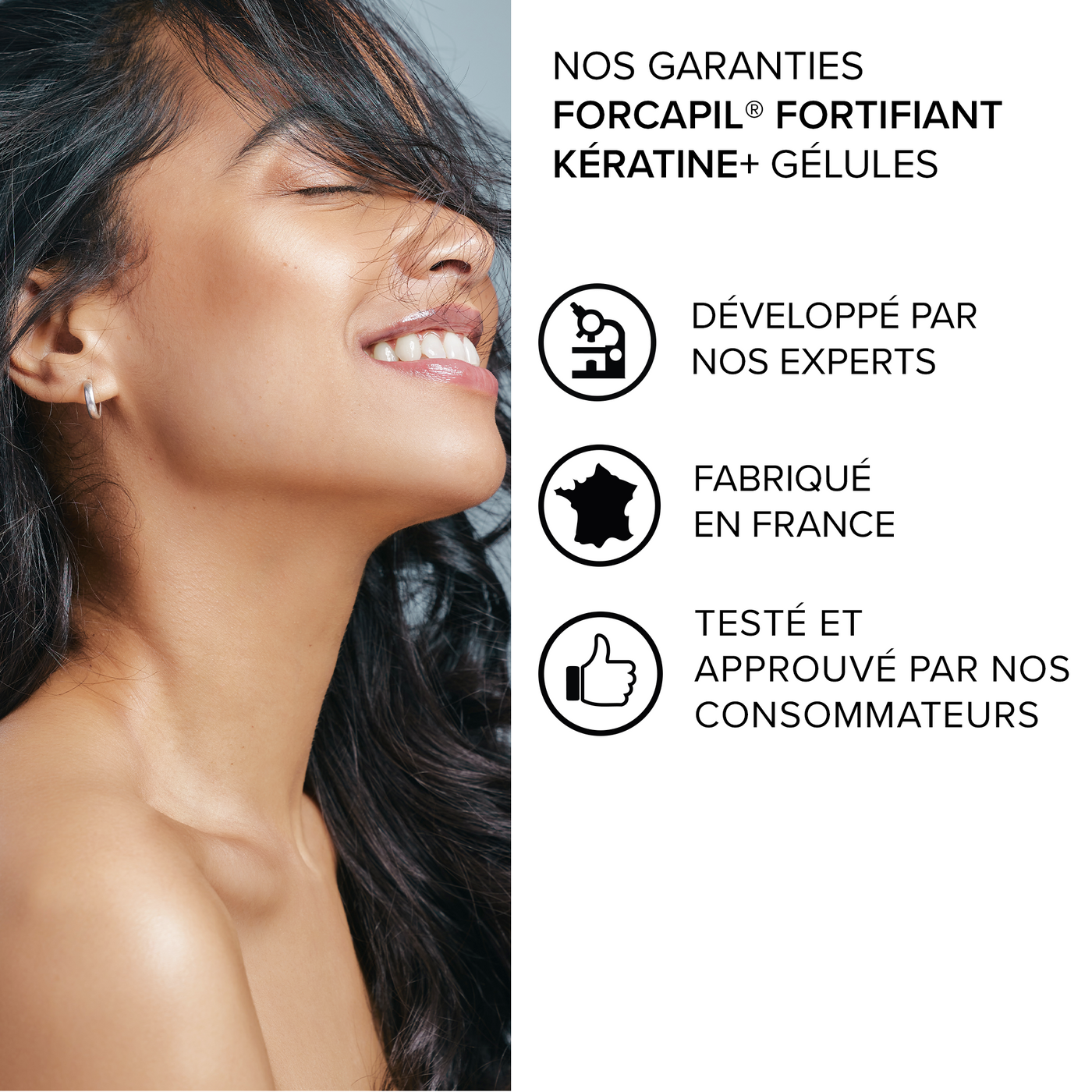 Forcapil® Fortifiant Kératine+ - Programme 3 mois