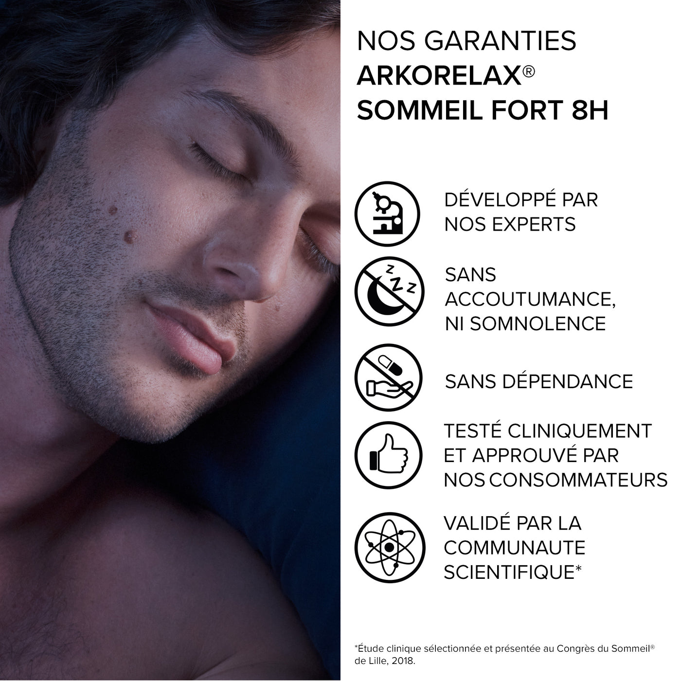 Arkorelax® Sommeil Fort 8H - 15 comprimés