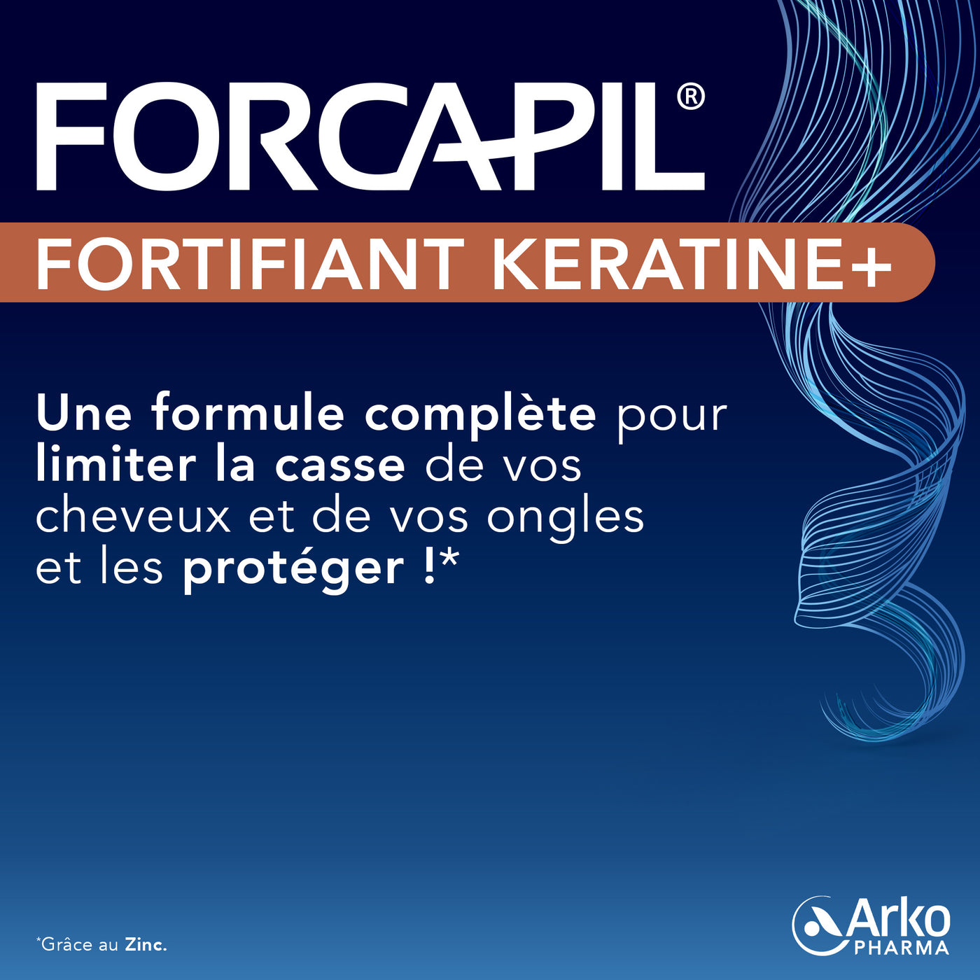 Forcapil® Fortifiant Kératine +