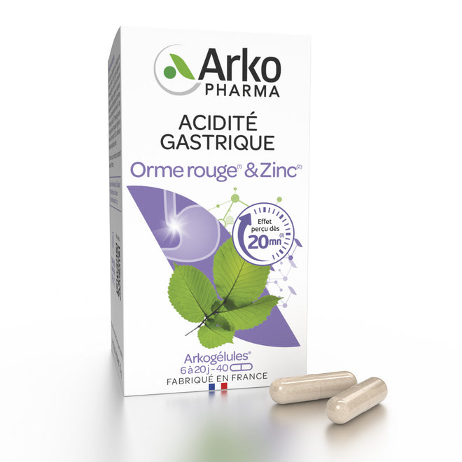 Arkogélules® Orme rouge et Zinc