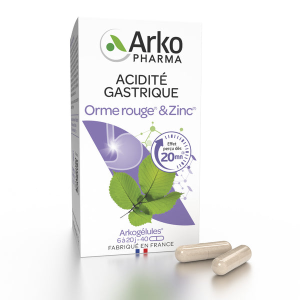 Arkogélules® Orme rouge et Zinc