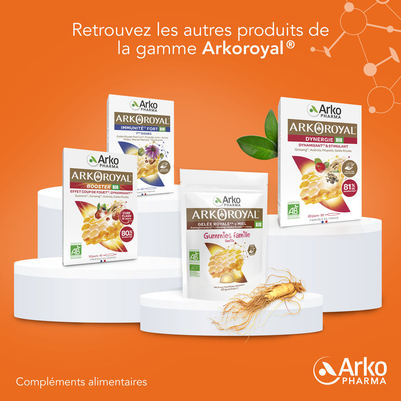 Arkoroyal® Gummies famille bio