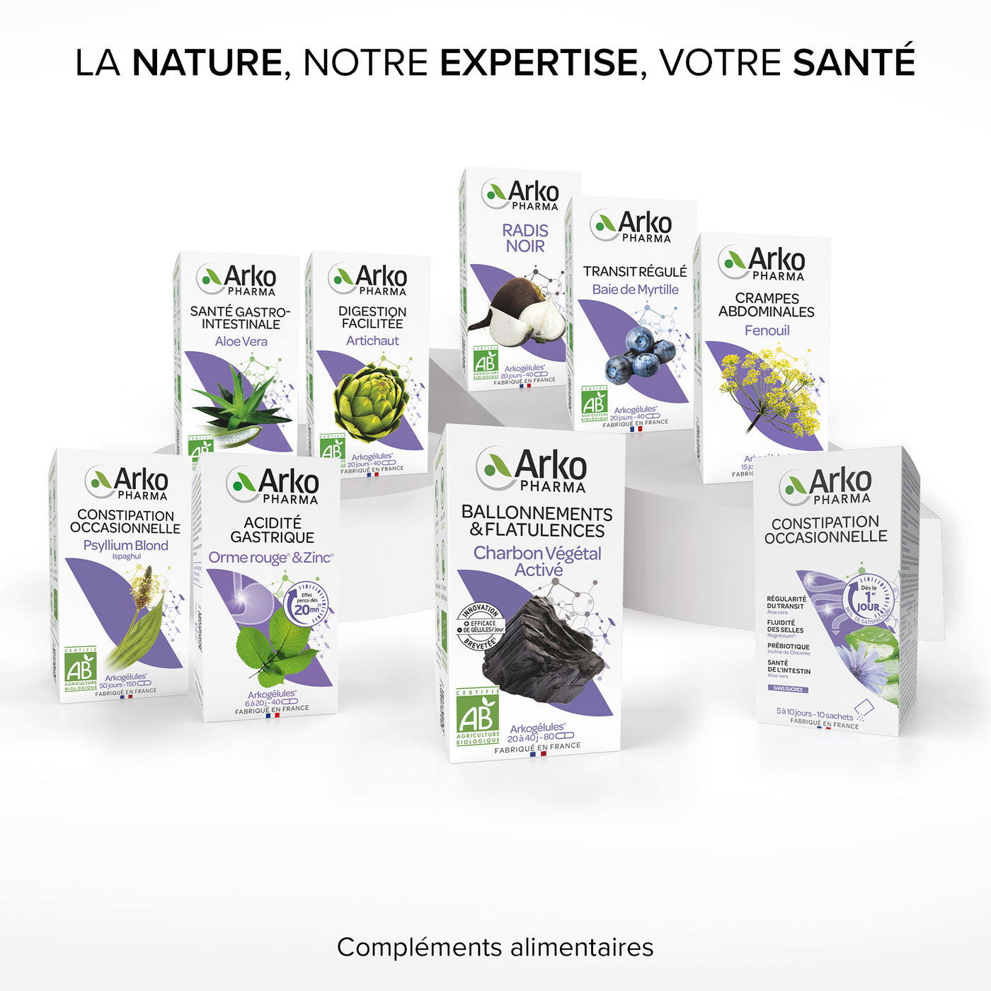 Arkogélules® BIO Charbon Végétal Activé