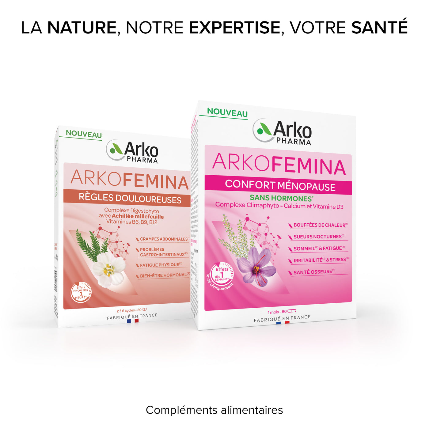 Arkofemina Confort Ménopause - 2 mois + 1 mois offert