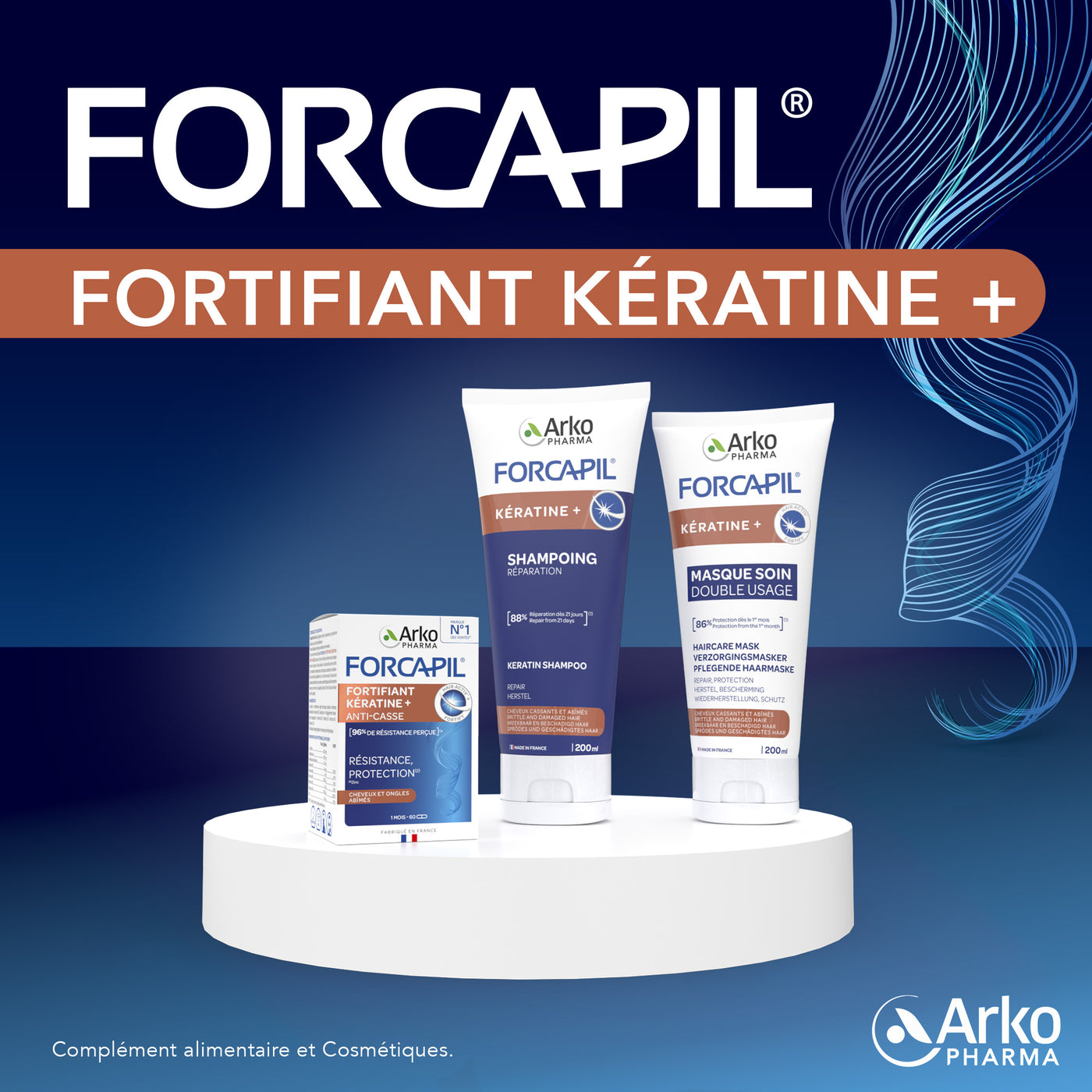 Forcapil® Fortifiant Kératine +