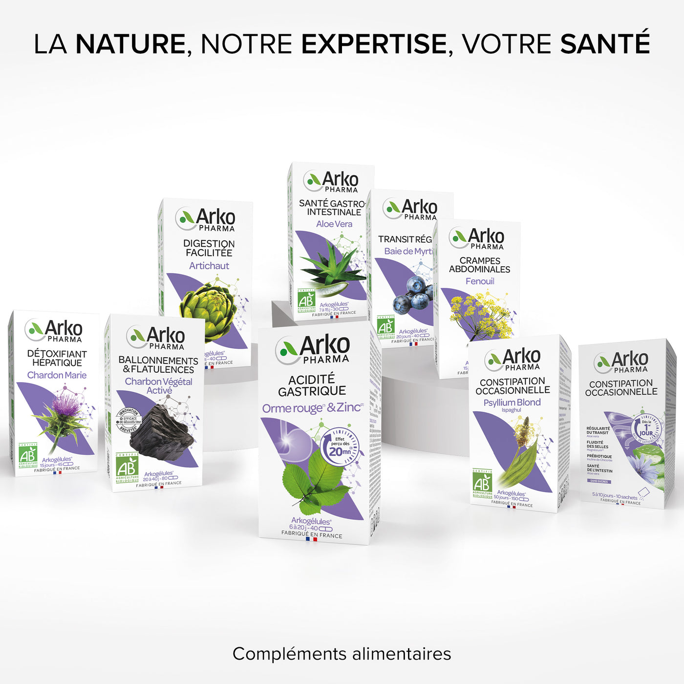 Arkogélules® Orme rouge et Zinc