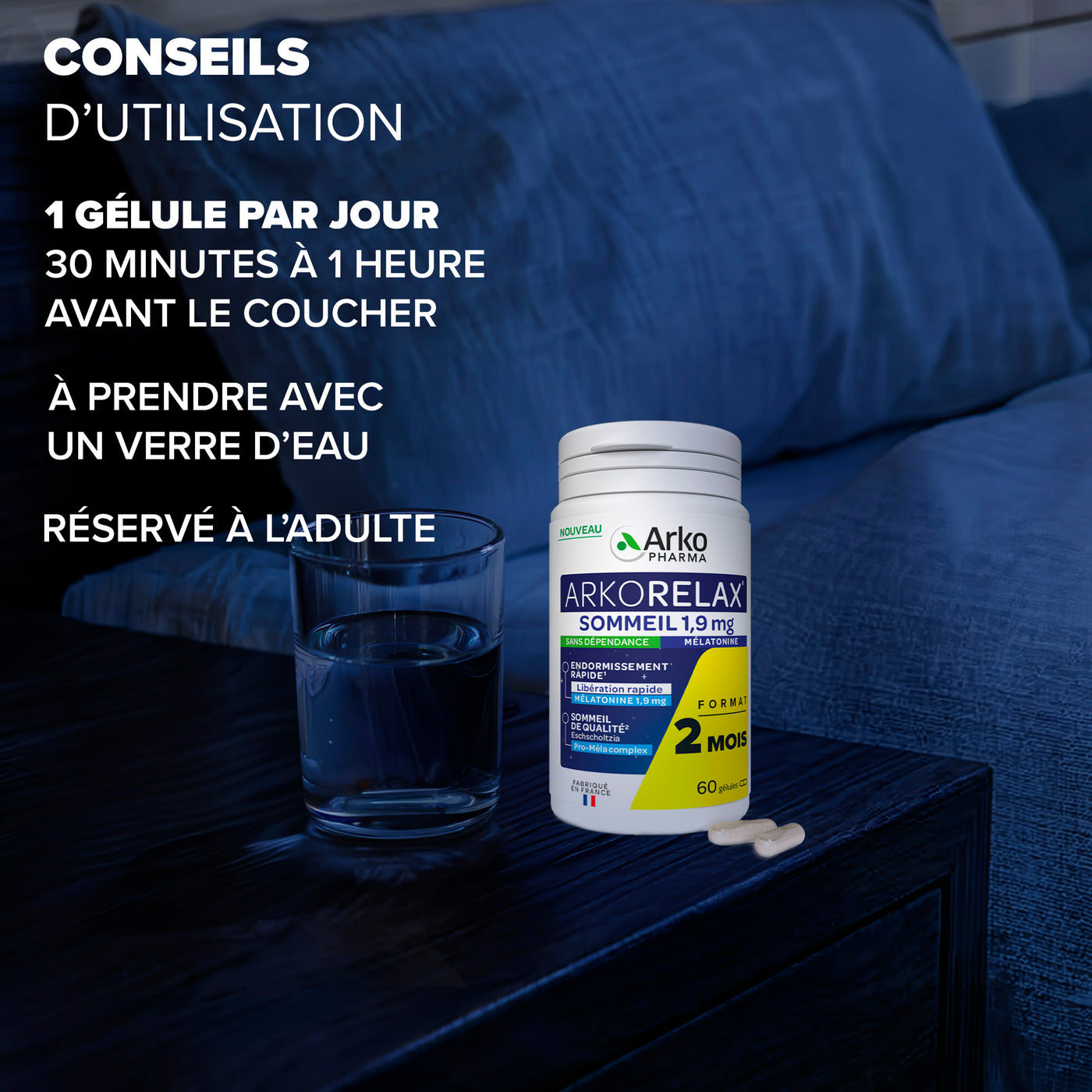 ARKORELAX® Sommeil 1,9 mg