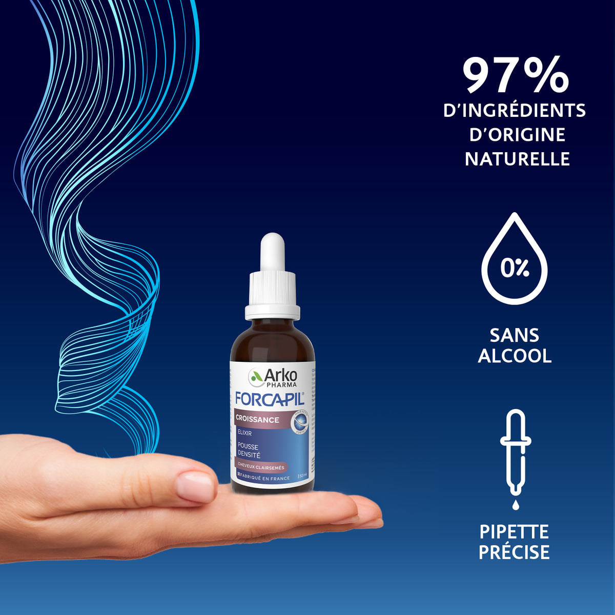Forcapil® Elixir Croissance • Arkopharma