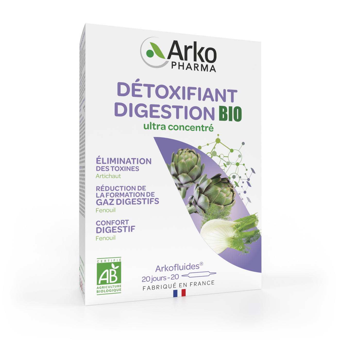 Arkofluides® Détoxifiant digestion BIO