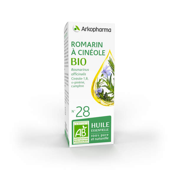Huile essentielle au Romarin à Cinéol Bio - 10 ml